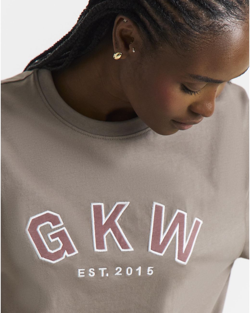 Gym King Brown Boyfriend T-Shirt