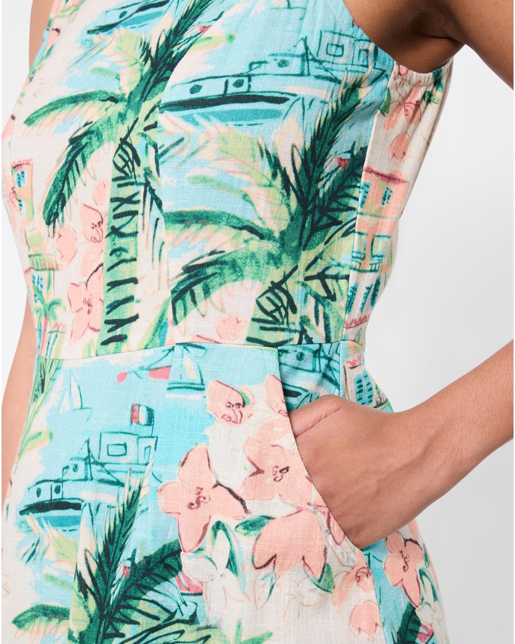 Joe Browns Green Riviera Dreams Shift Dress