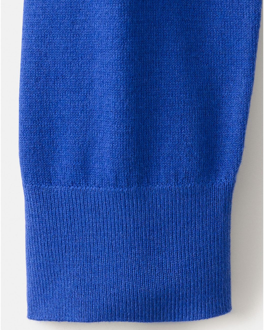 Mango Blue V-Neck Knit Sweater