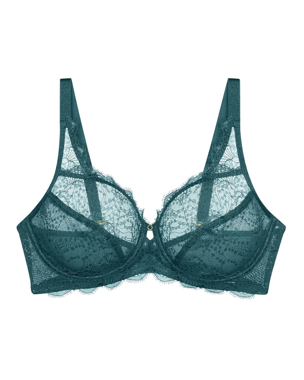 Triumph Green Amourette Lace Full Cup Bra