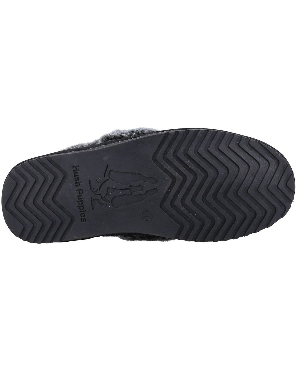 Hush Puppies Black Ariel Slipper