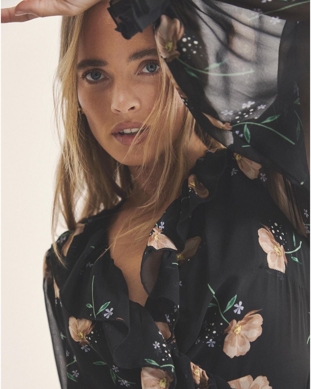 Simply Be Multicolor Floral Print Wrap Midi Dress
