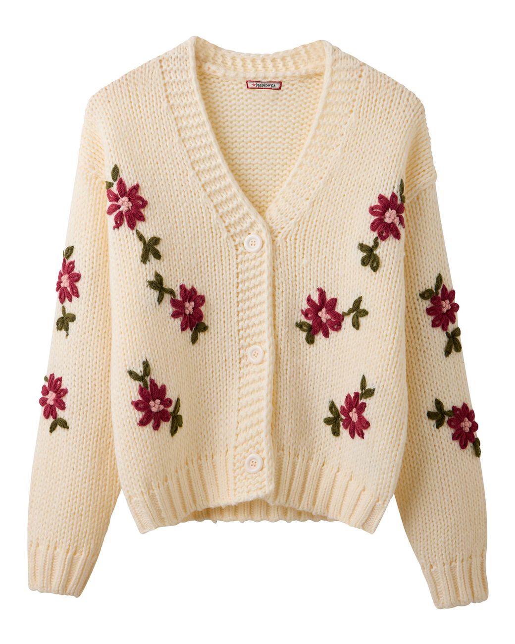 Joe Browns Metallic Floral Embroidered Cardigan