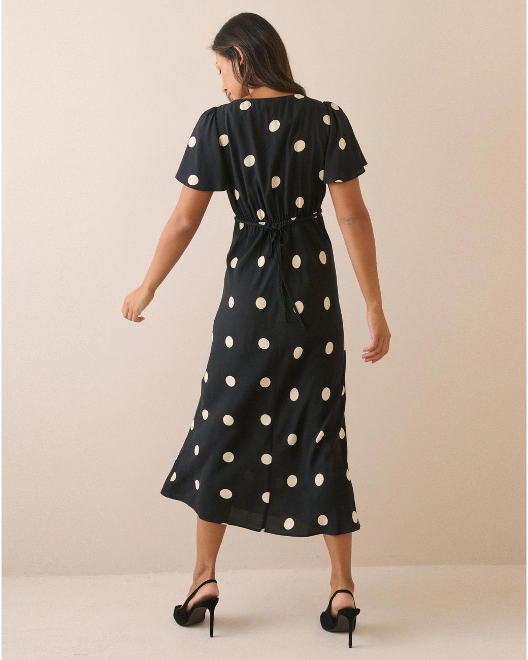 Nobody's Child Natural Nobodys Child Cheryl Midi Dress