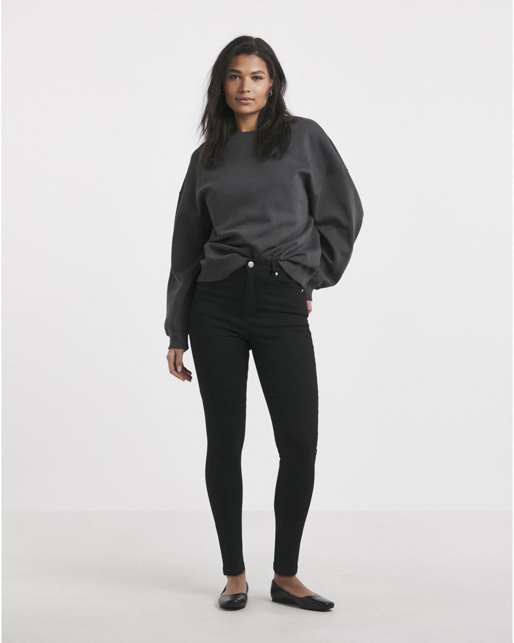 Simply Be Black Skinny Highwaist Super Stretch