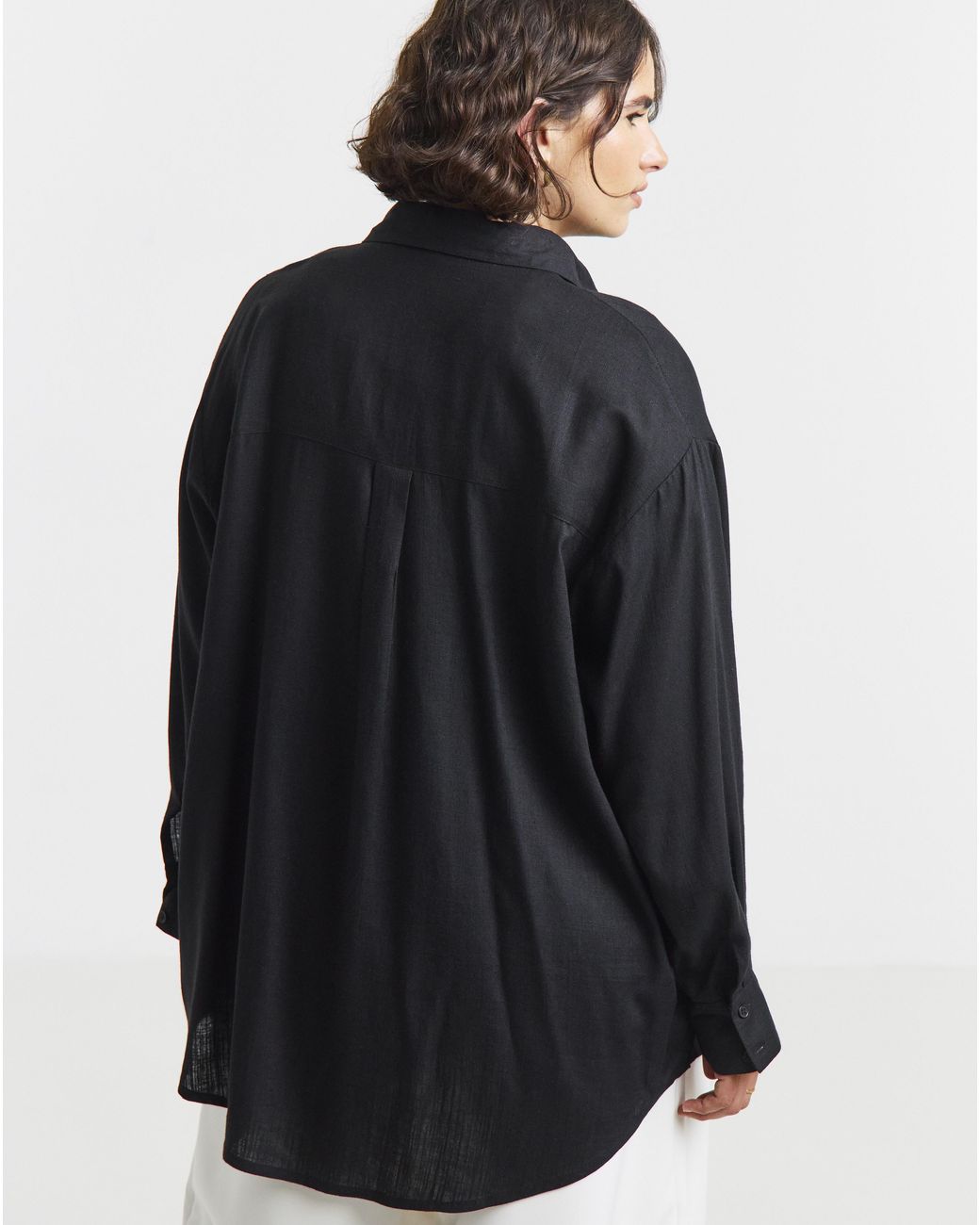 Simply Be Blue Linen Shirt