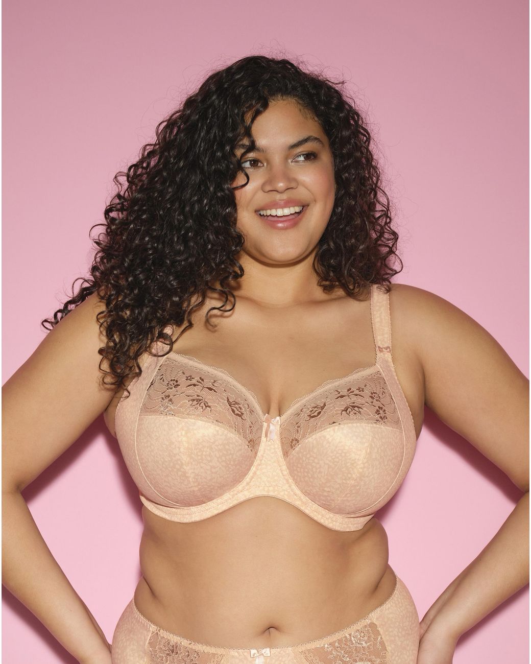 Elomi Pink Morgan Fullcup Wired Bra Cameorose