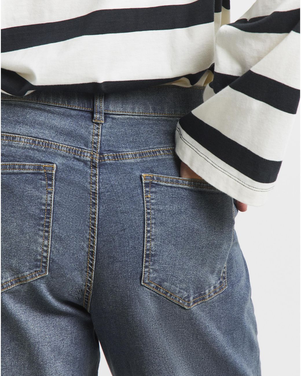 Simply Be Blue 24/7 Wide Leg Jeans