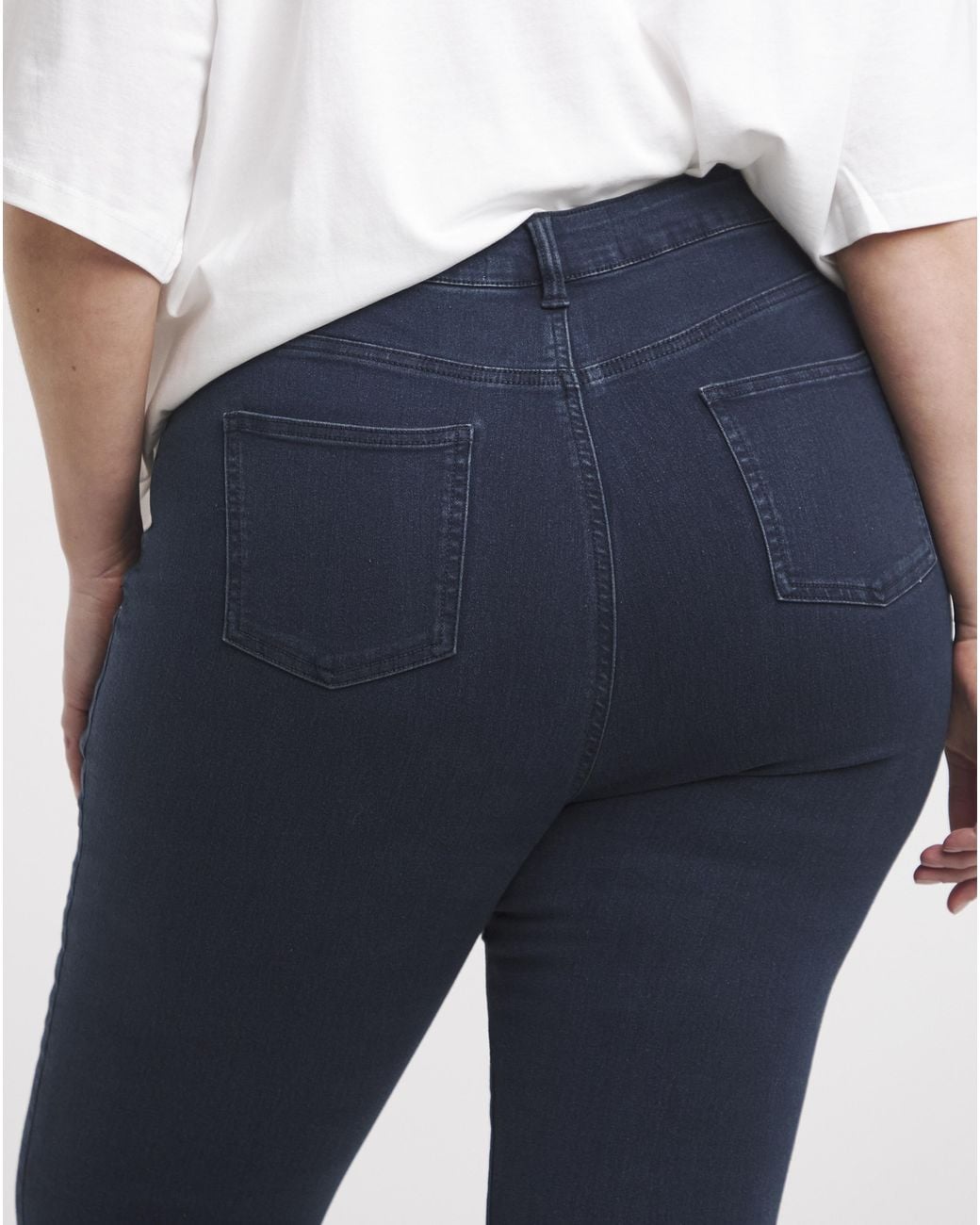 Simply Be Blue Skinny Highwaist Super Stretch