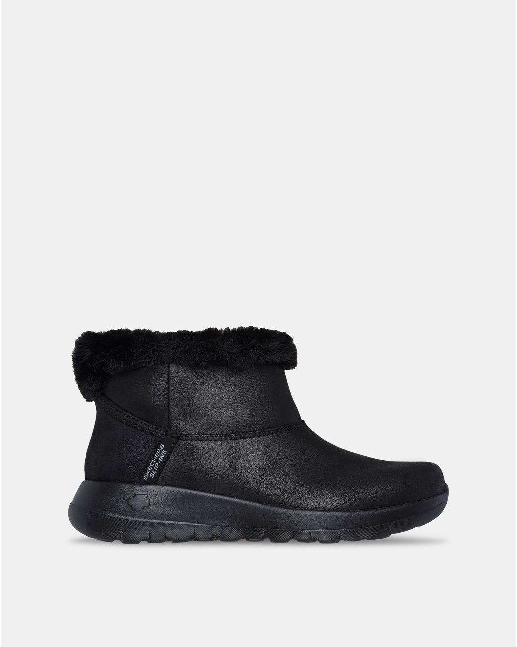 Skechers Black Slip Ins Boots Wide Fit