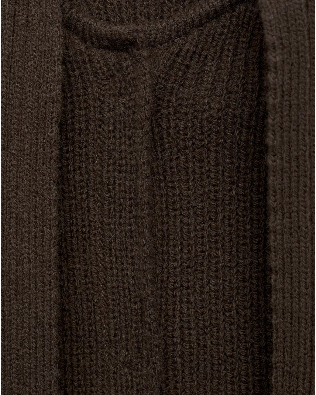 Mango Black Capri Cable Knit Cape