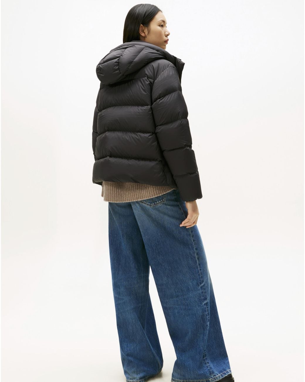 Tommy Hilfiger Black Down Hooded Puffer Jacket