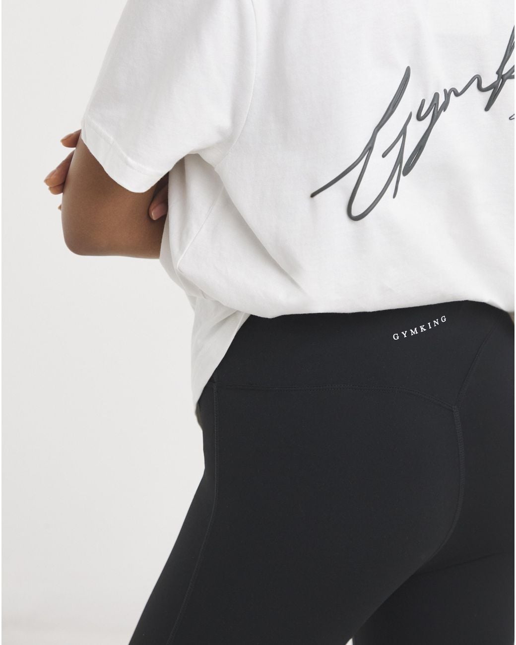Gym King Black 365 Capri Legging