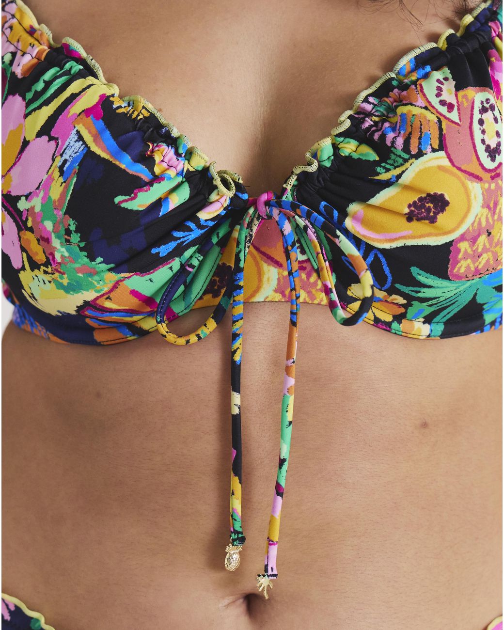 Simply Be Multicolor Underwired Bikini Top