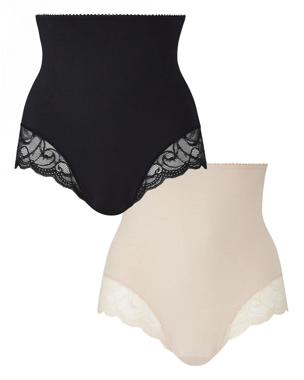 MAGISCULPT Black 2 Pack Lace Firm Briefs