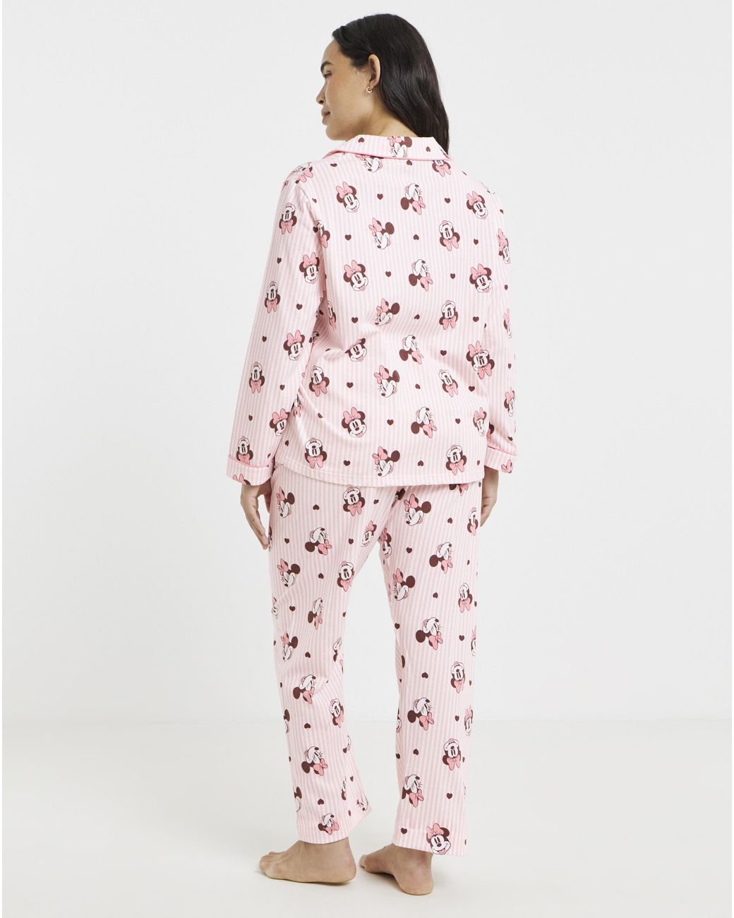 Disney Pink Minnie Mouse License Revere Pyjama Set