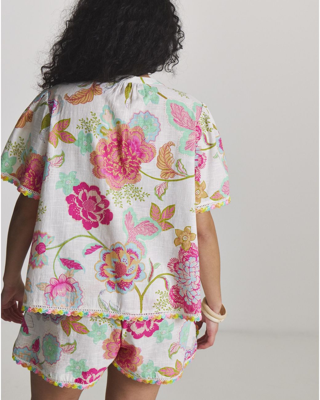 Figleaves Pink Beach Short And Top Co-Ord