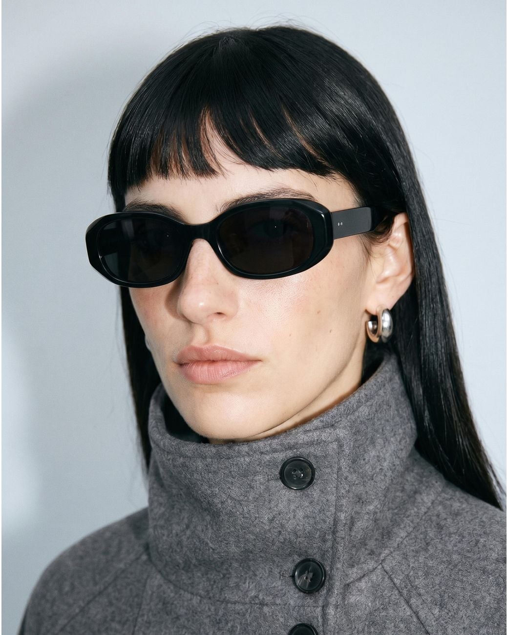 Mango Gray Coat Shoper