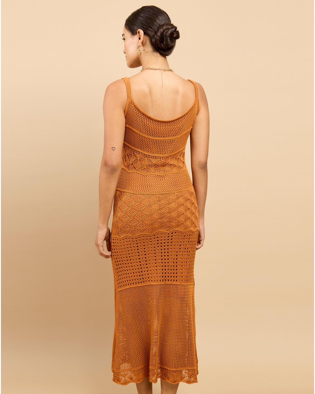 Little Mistress Natural Lm Crochet Midaxi