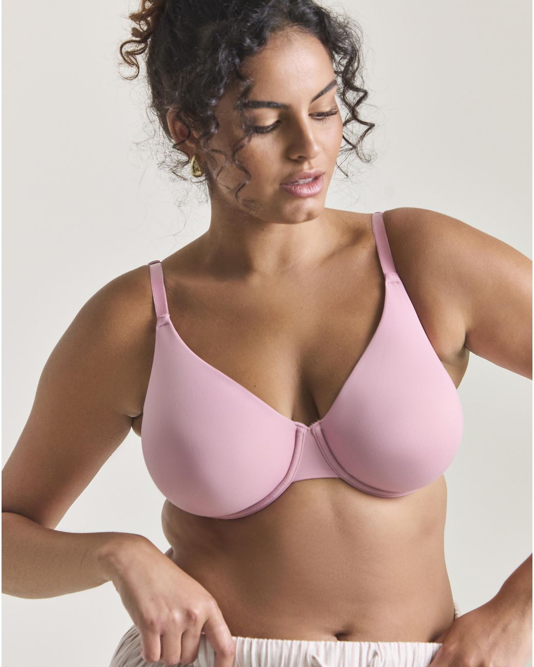 Pretty Secrets Pink 3 Pack Claire Micro Full Cup Wired Bras