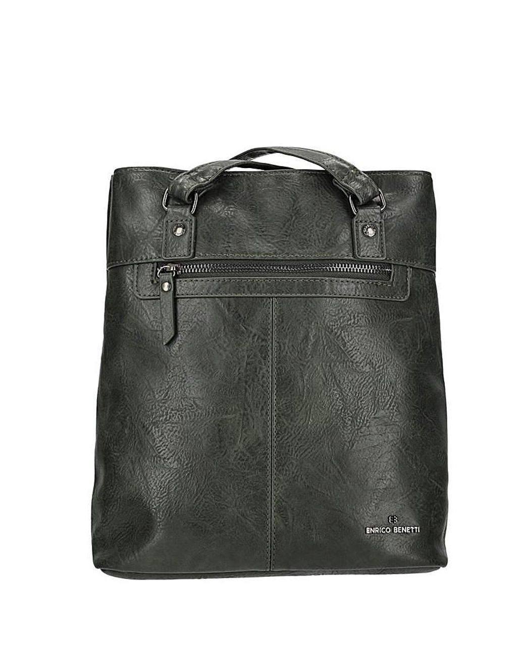 Enrico Benetti Green Julia Shoulder/Backpack
