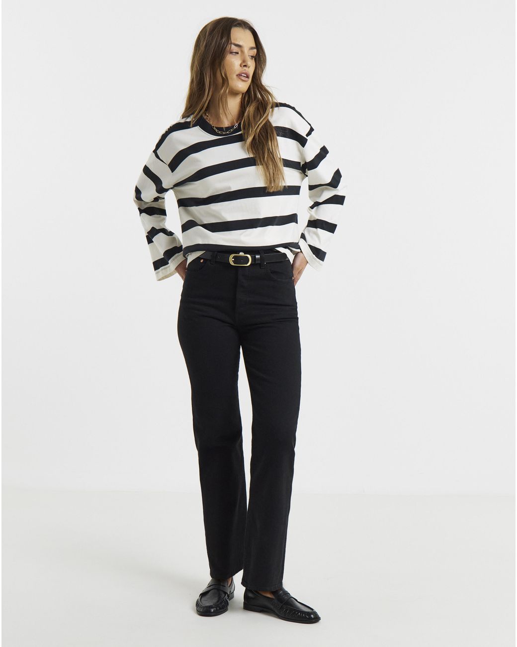 Levi's Blue Ribcage Straight Ankle Jean