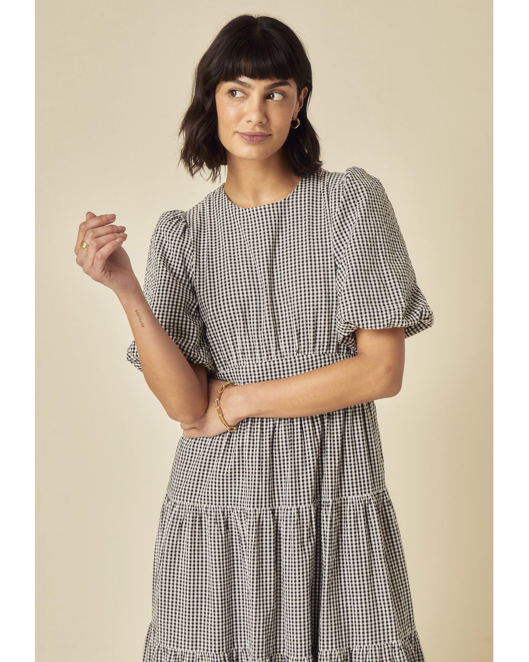 Nobody's Child Gray Ricky Midi Dress