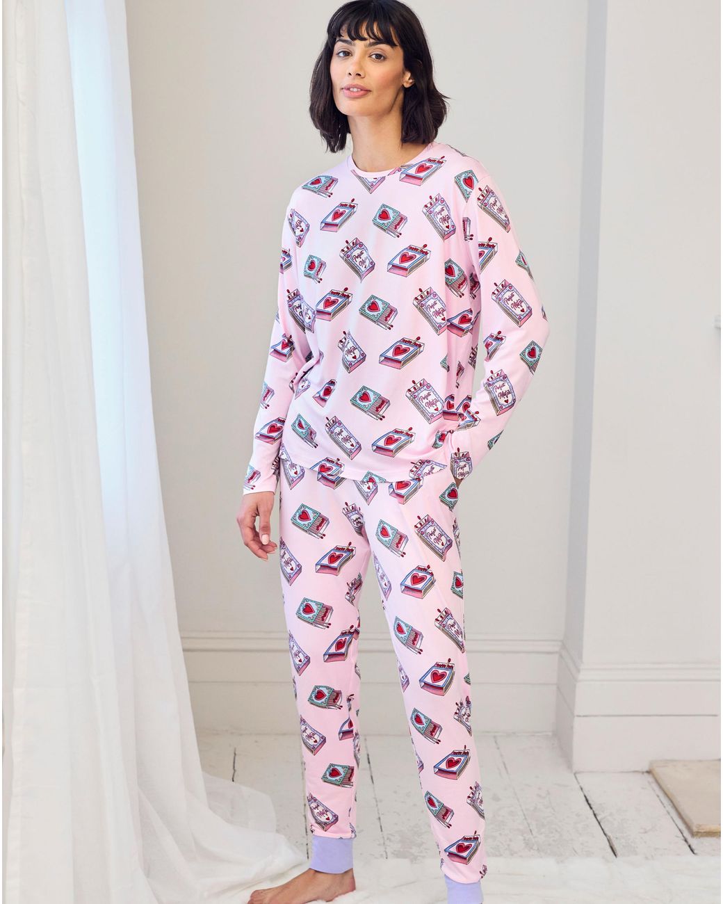 Chelsea Peers Pink Classic Long Sleeve Set