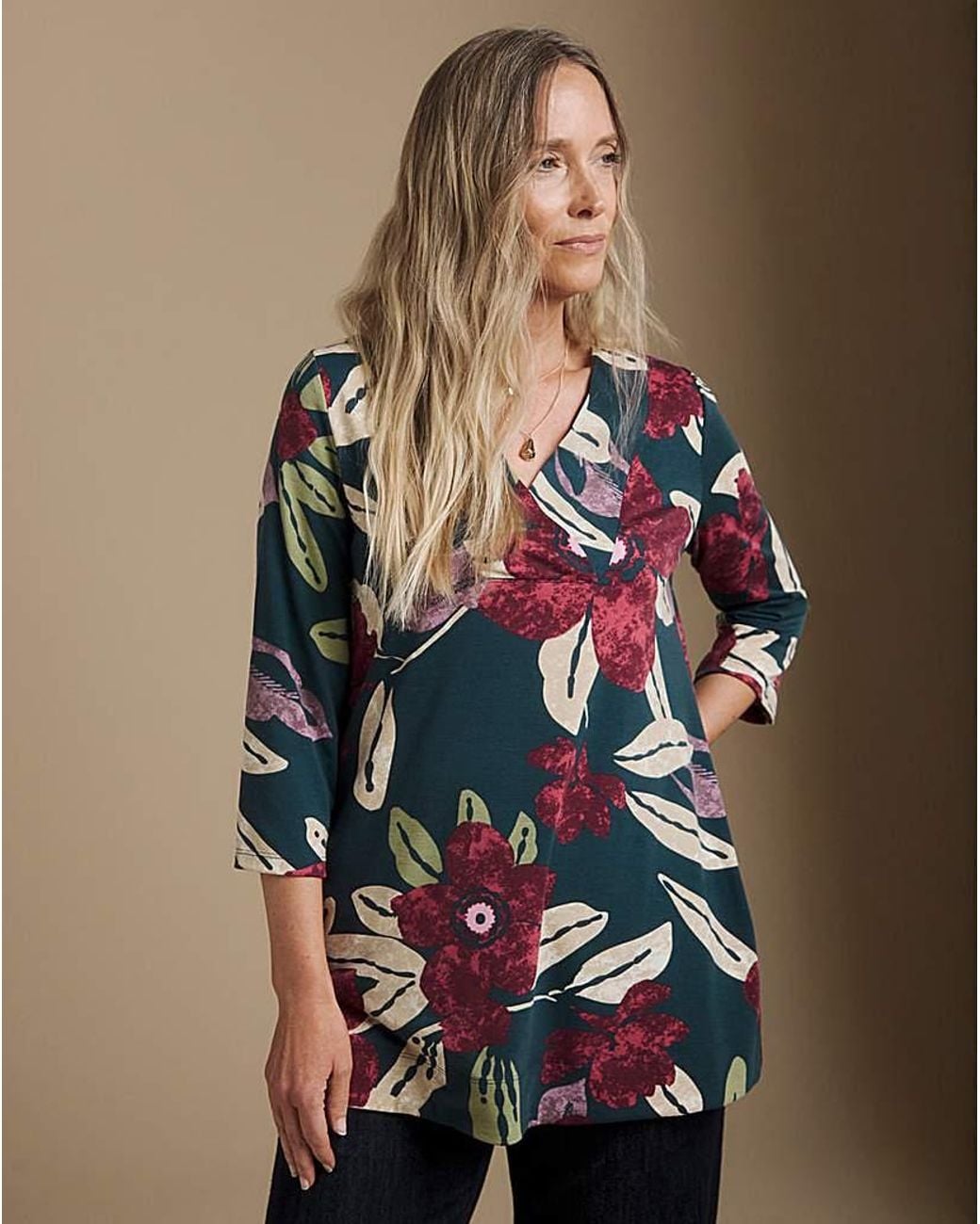 Julipa Multicolor Jersey Tunic