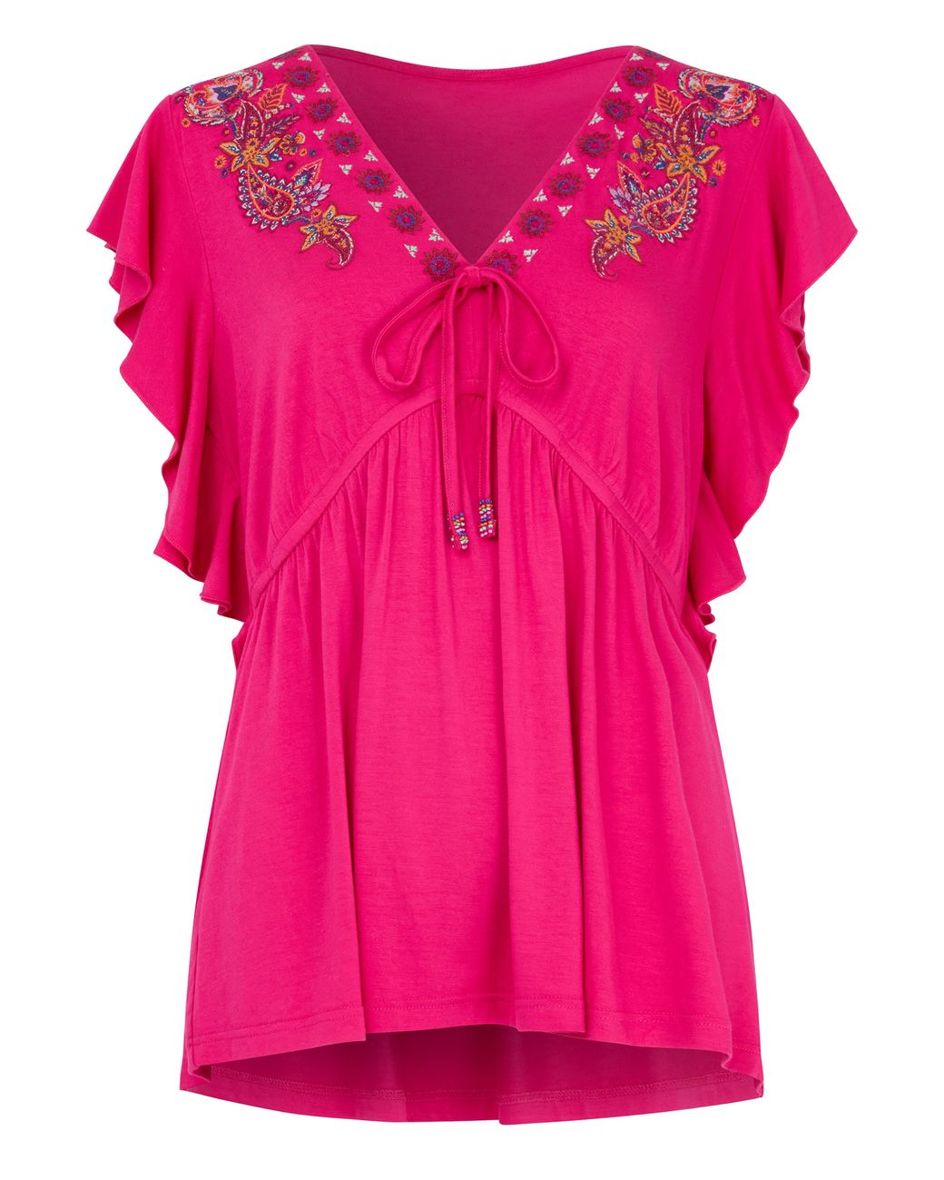 Joe Browns Pink Emily Embroidered Jersey
