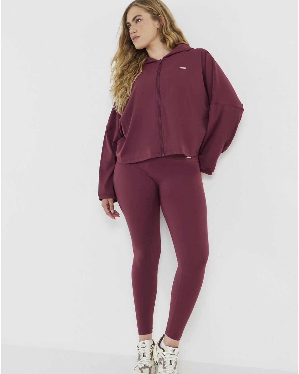 Sculpt Activewear Red Hybrid Leggings
