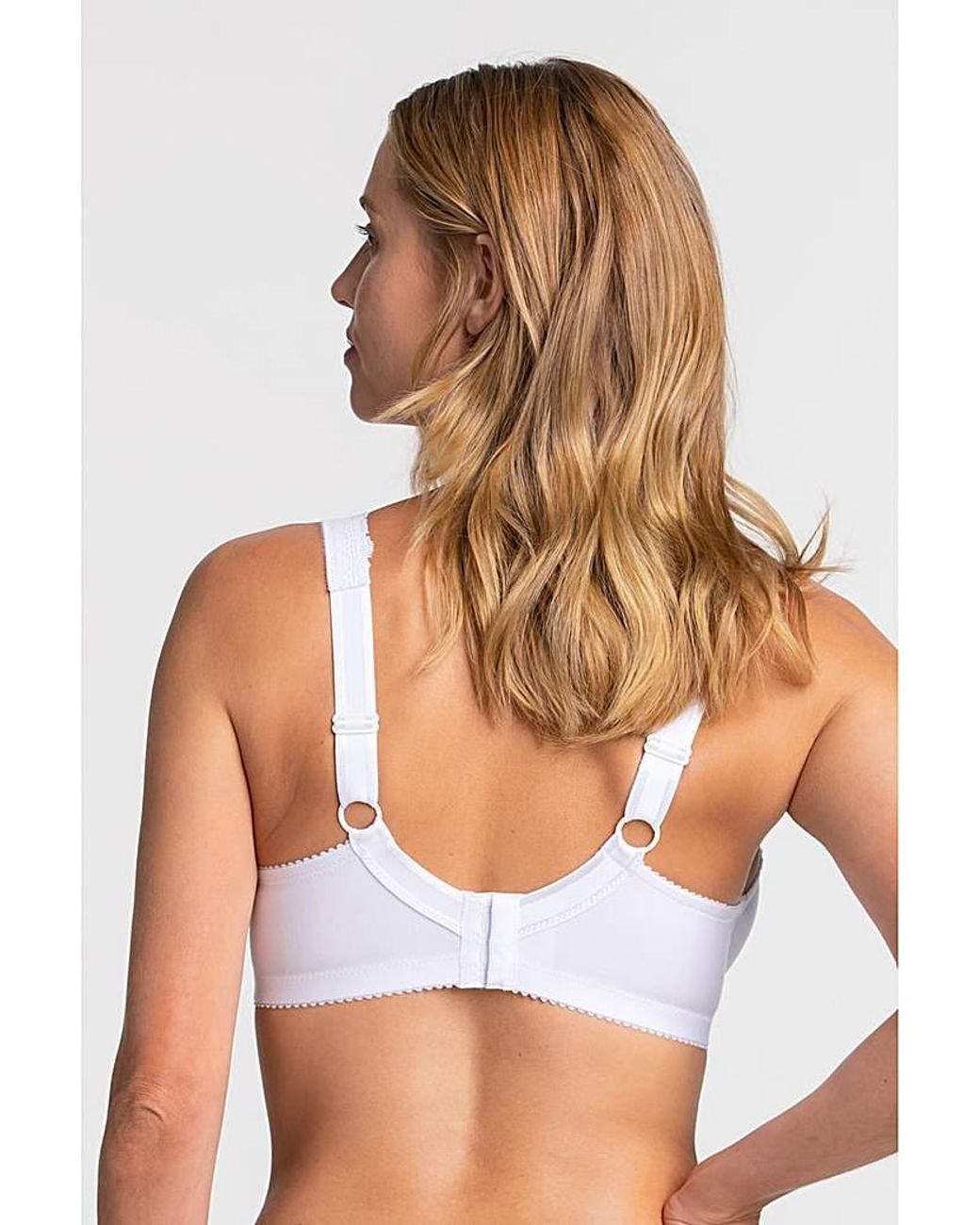 Miss Mary Of Sweden White Miss Mary Cotton Comfort Bra