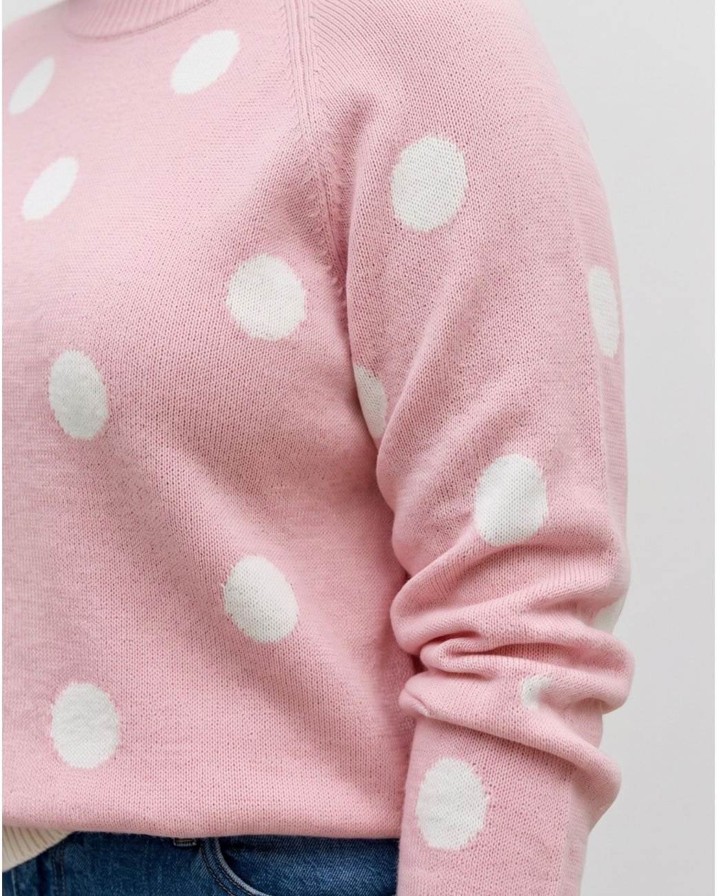 Vero Moda Pink Spot Knit Jumper