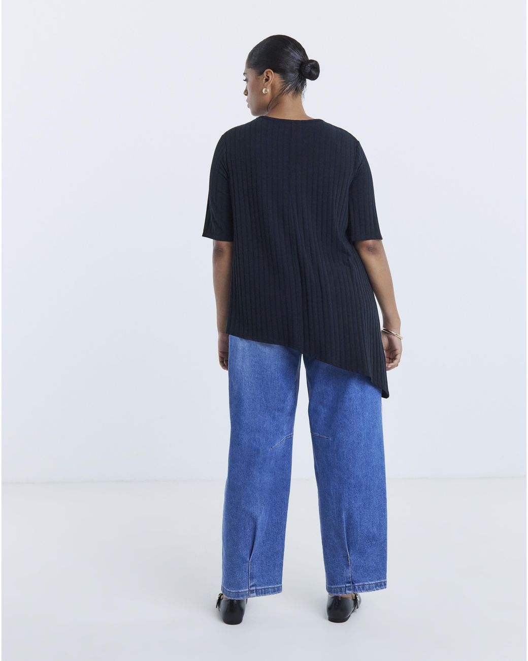 Simply Be Blue Short Sleeve Ayshem Tee