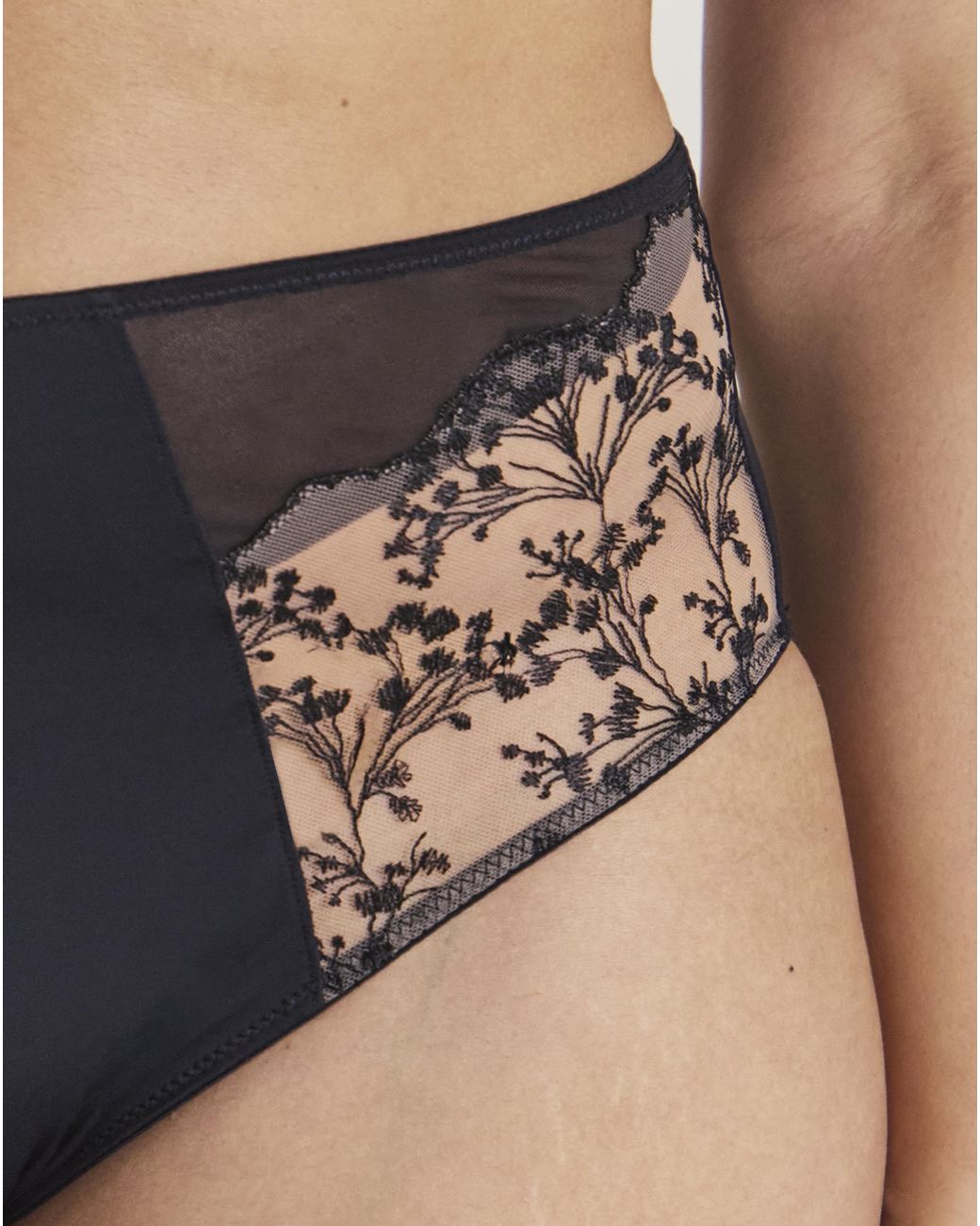 Pretty Secrets Black Penelope Knickers