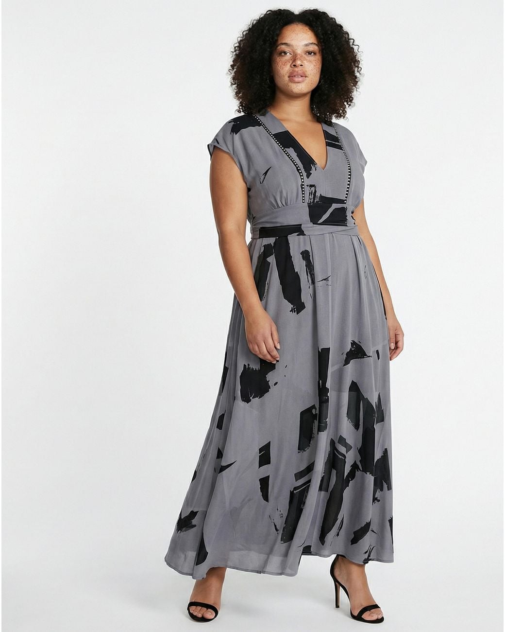 Religion Gray Maxi Dress