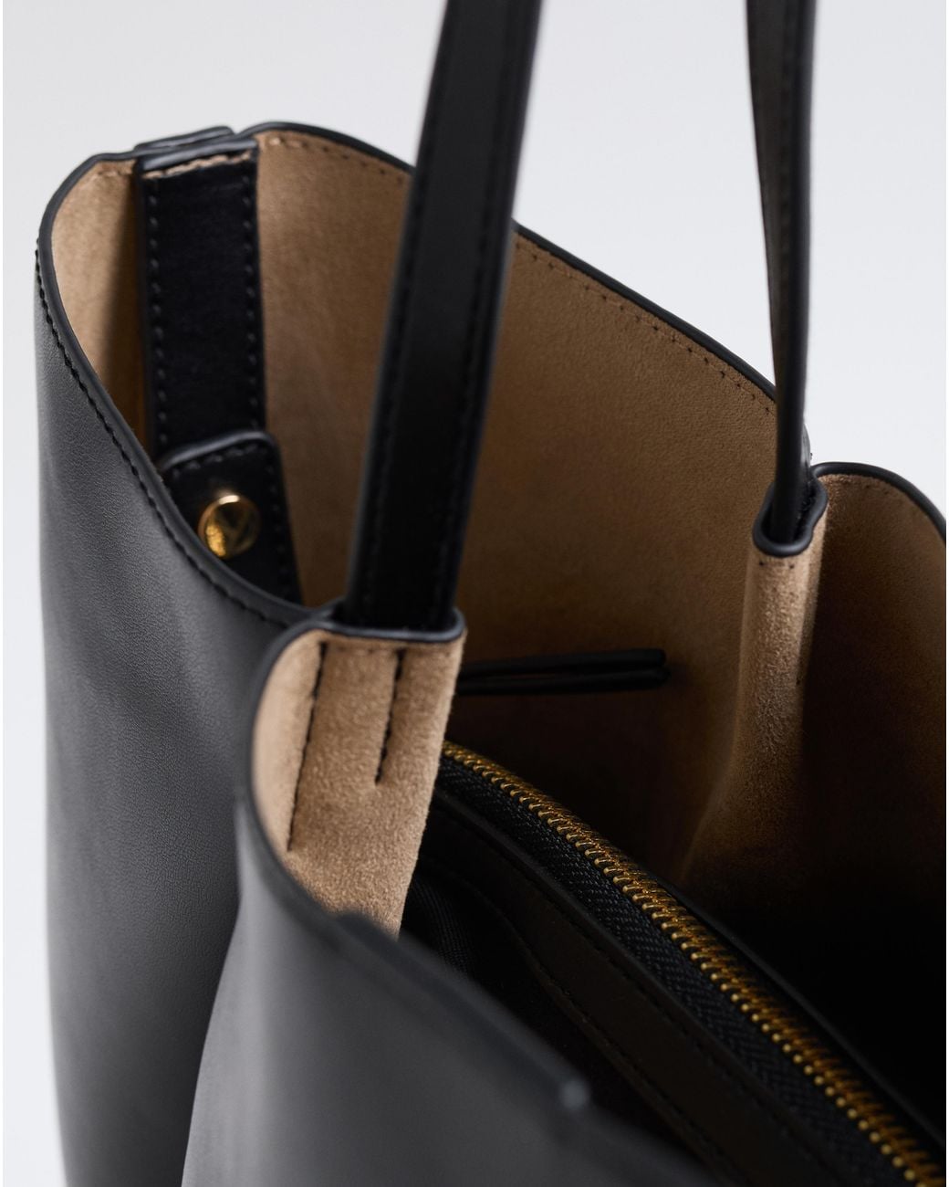Mango Black Totes Bag Isabel