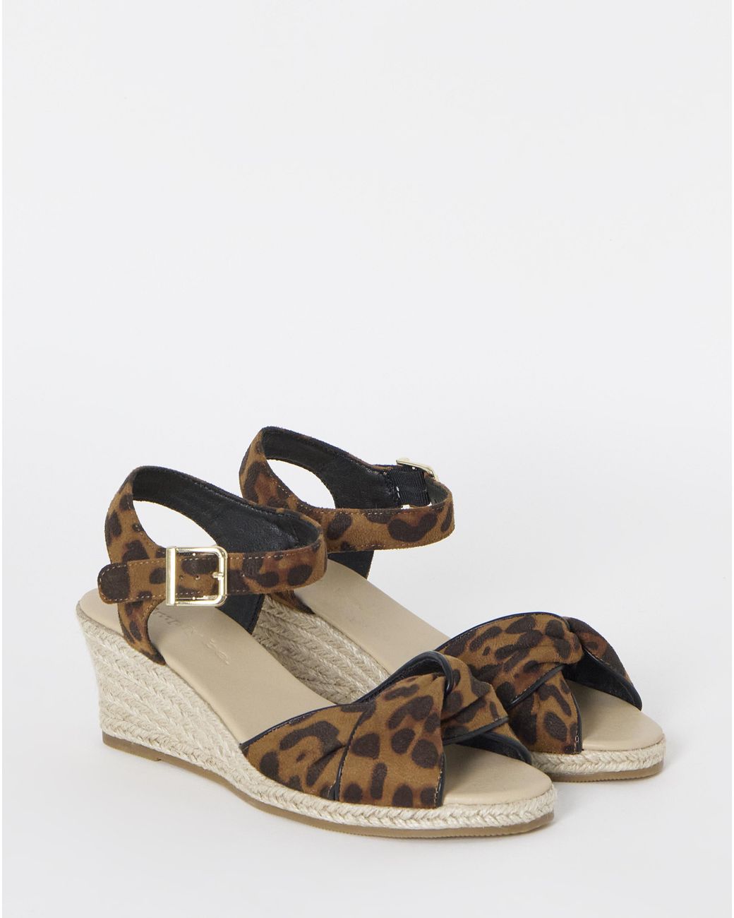 Simply Be Natural Twist Espadrille Sandals Wide