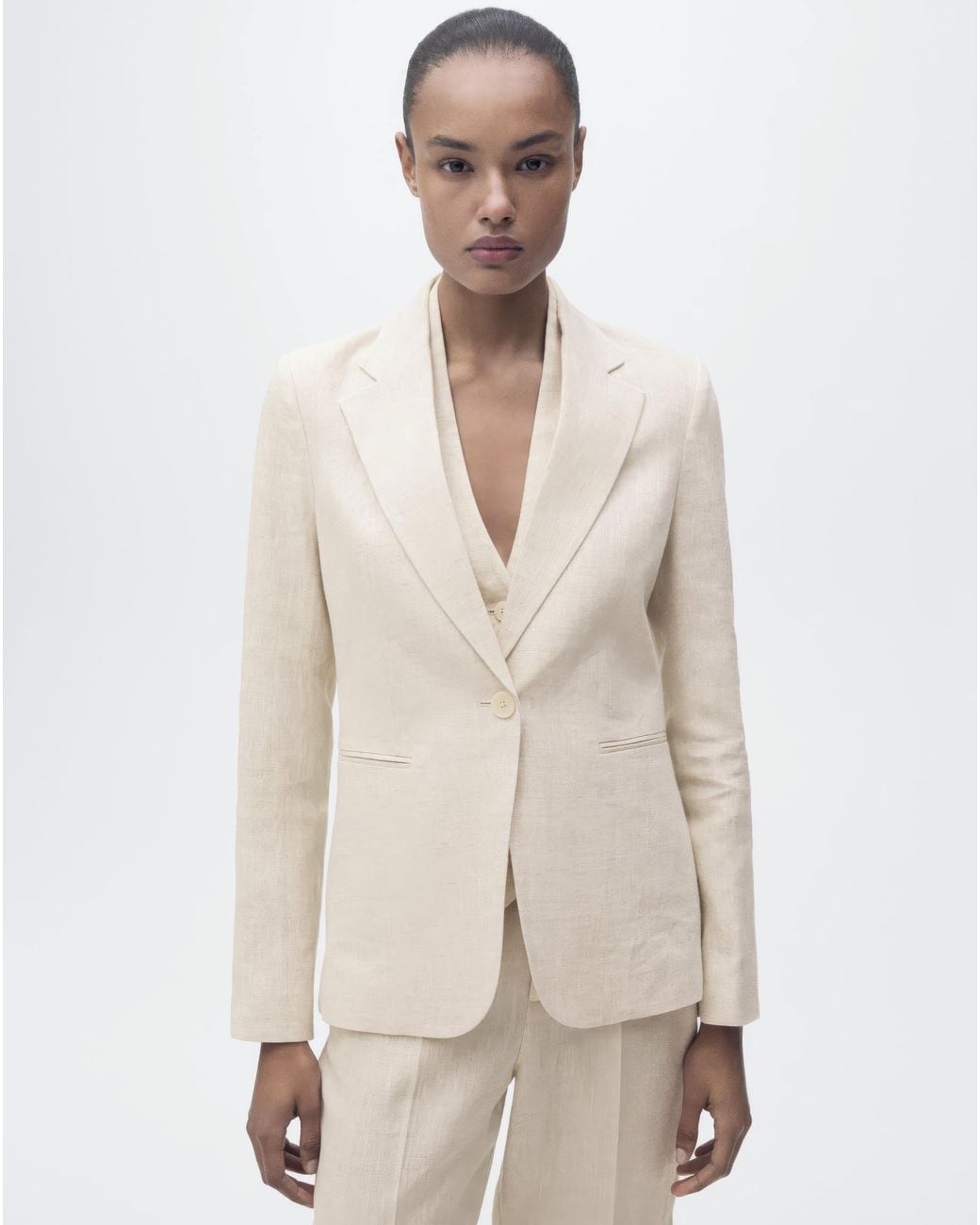 Mango Natural Boreli Blazer