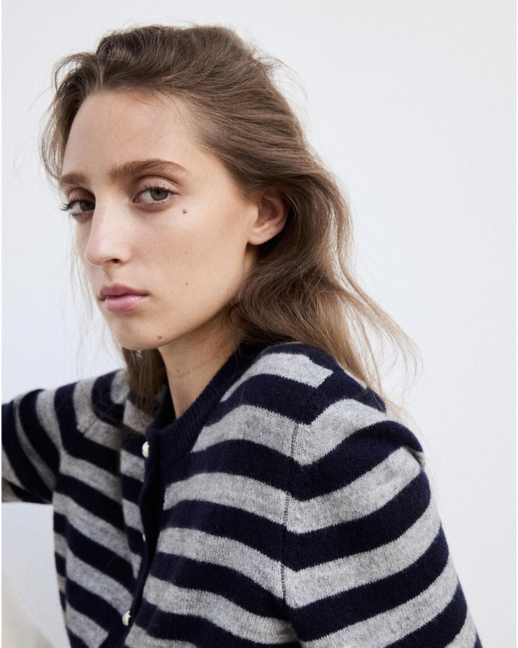 Mango White Cardigan Eliote