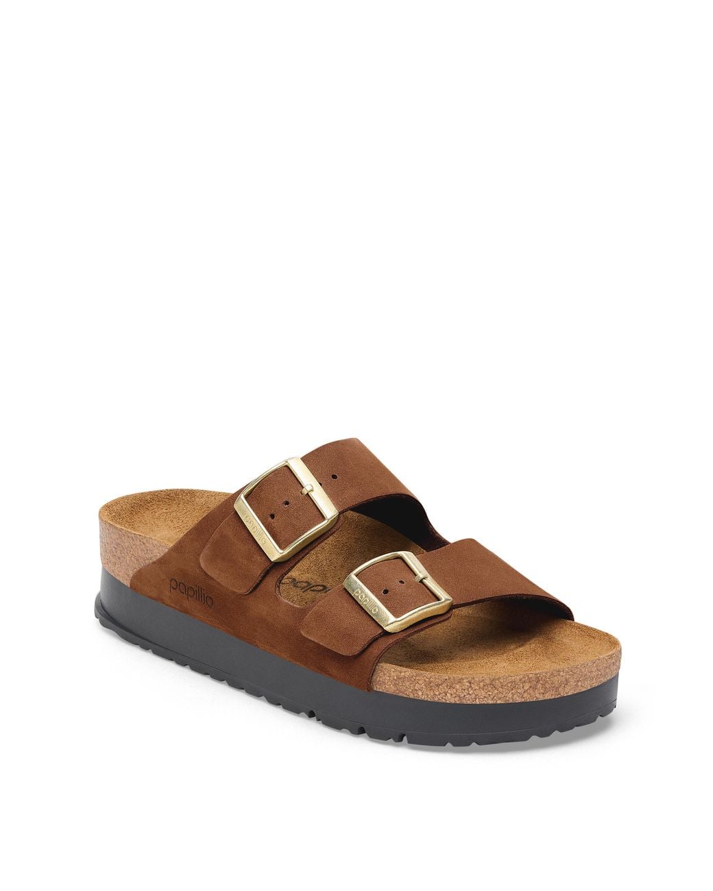 Birkenstock Brown Arizona Flex Platform Nubuck