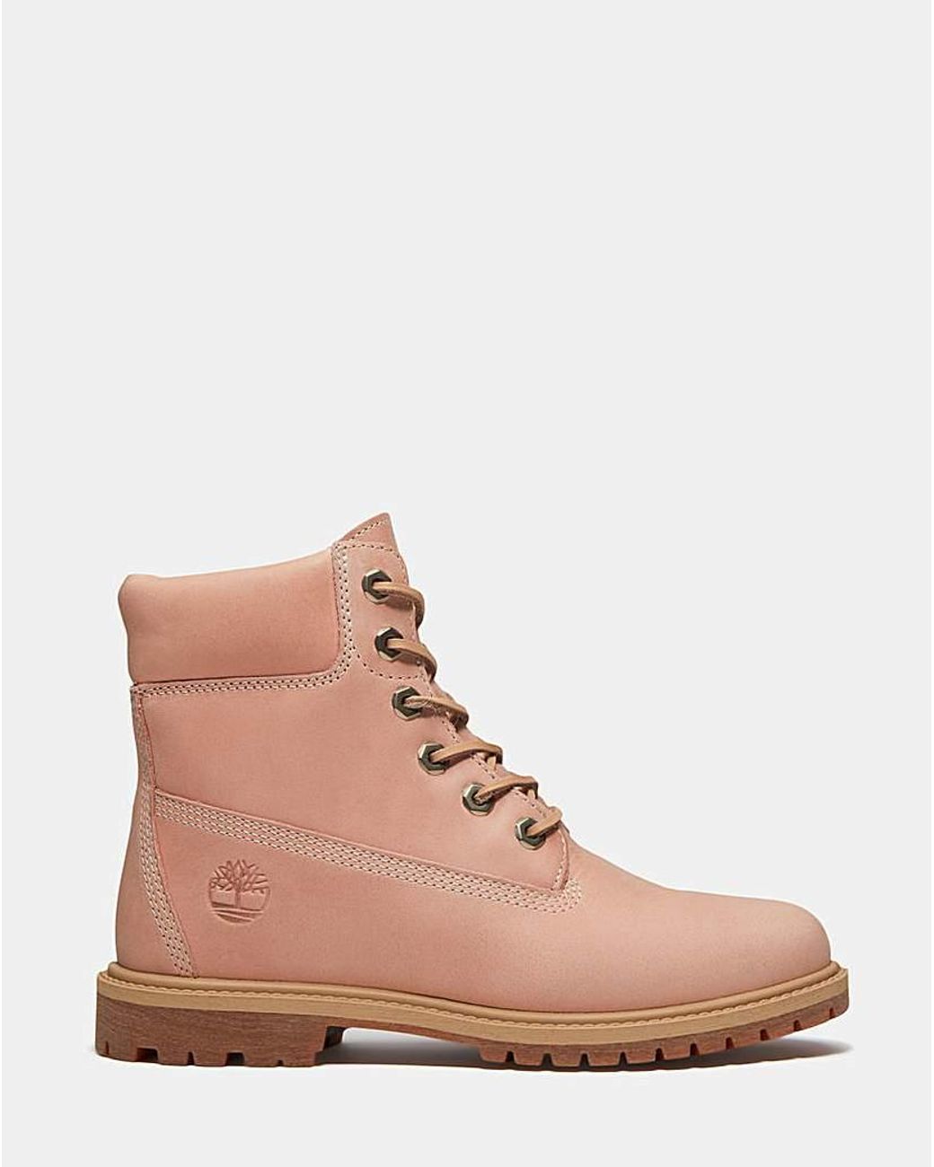 Timberland Brown Premium 6 Inch Lace Up Std