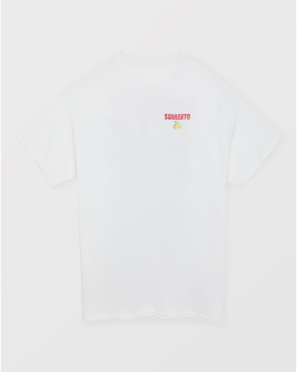 Simply Be White Sorrento Slogan T-Shirt