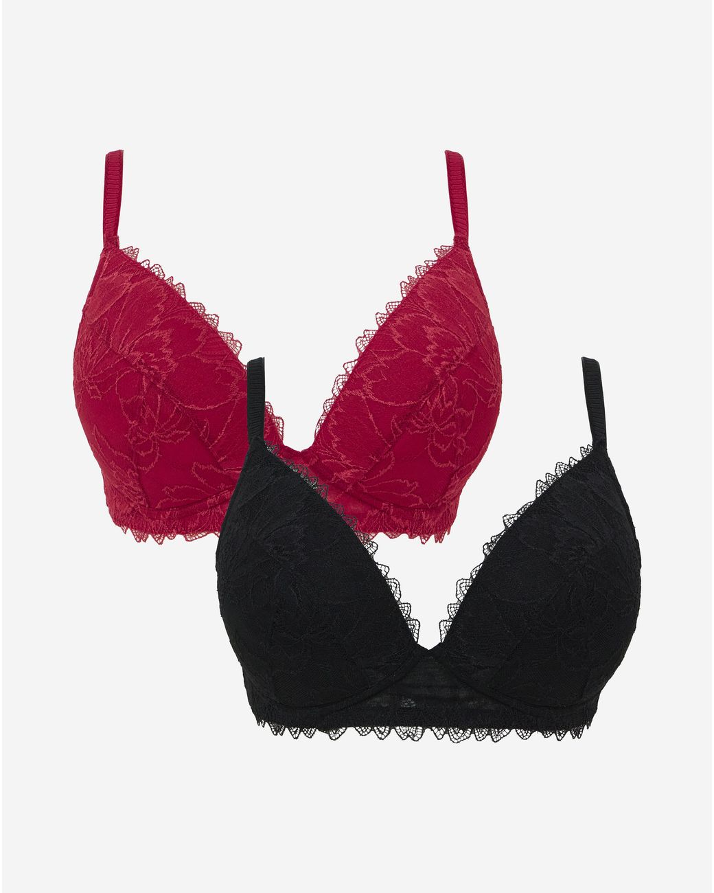 Pretty Secrets Red 2 Pack Willow Bralette