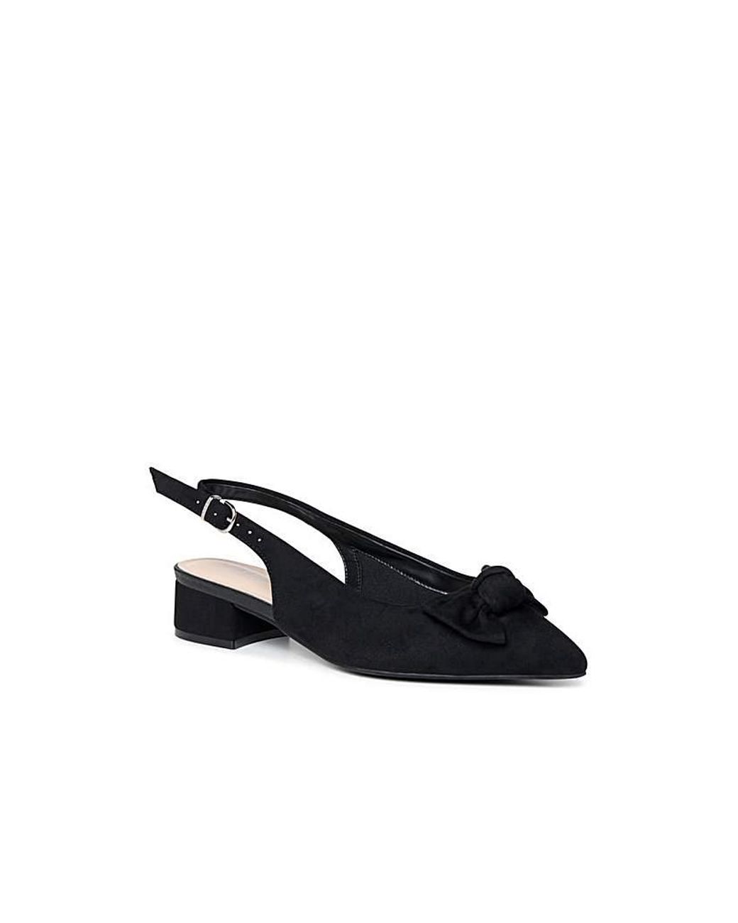 Paradox London Blue Fallon Wide Fit Shoes