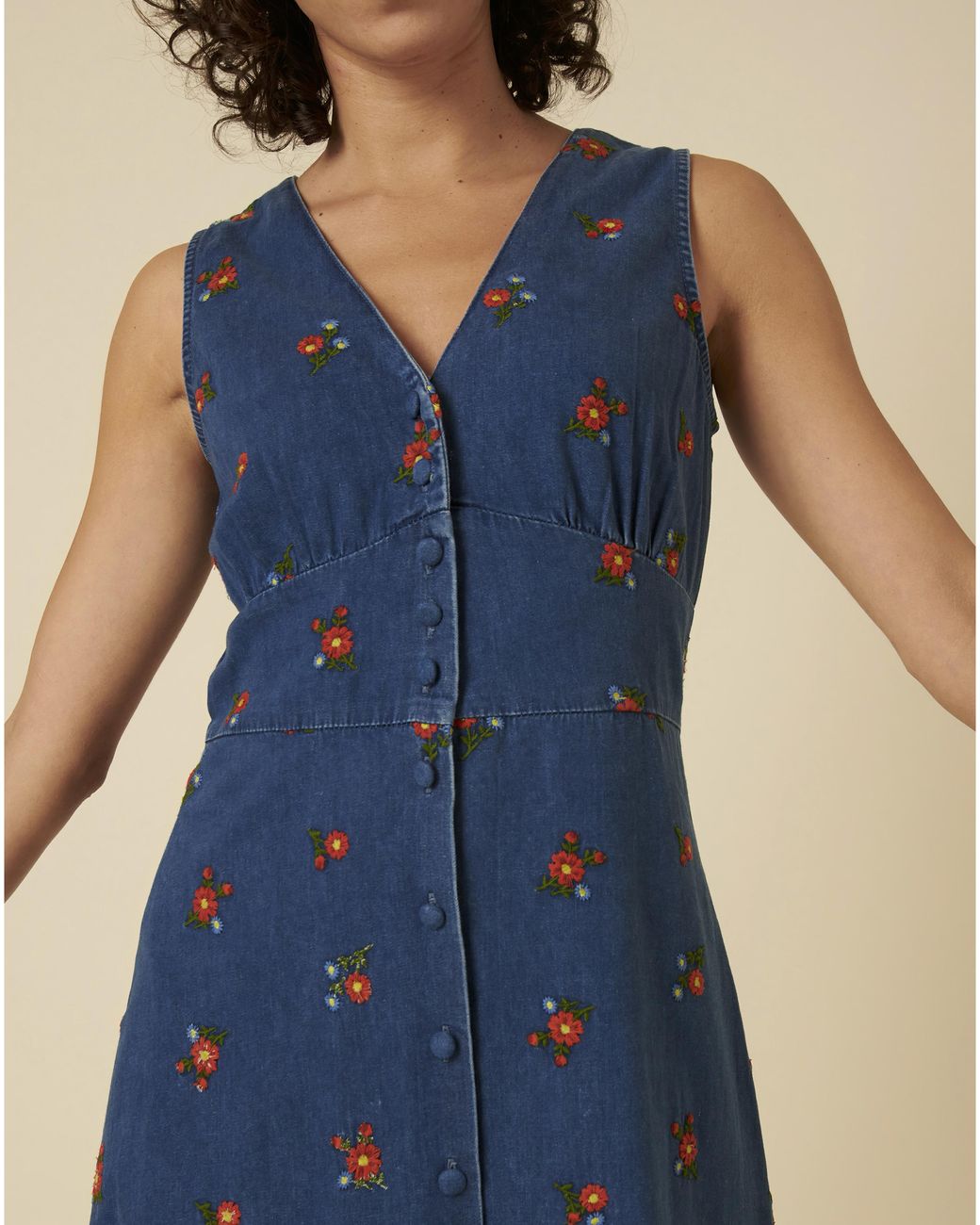 Nobody's Child Blue Midi Dress