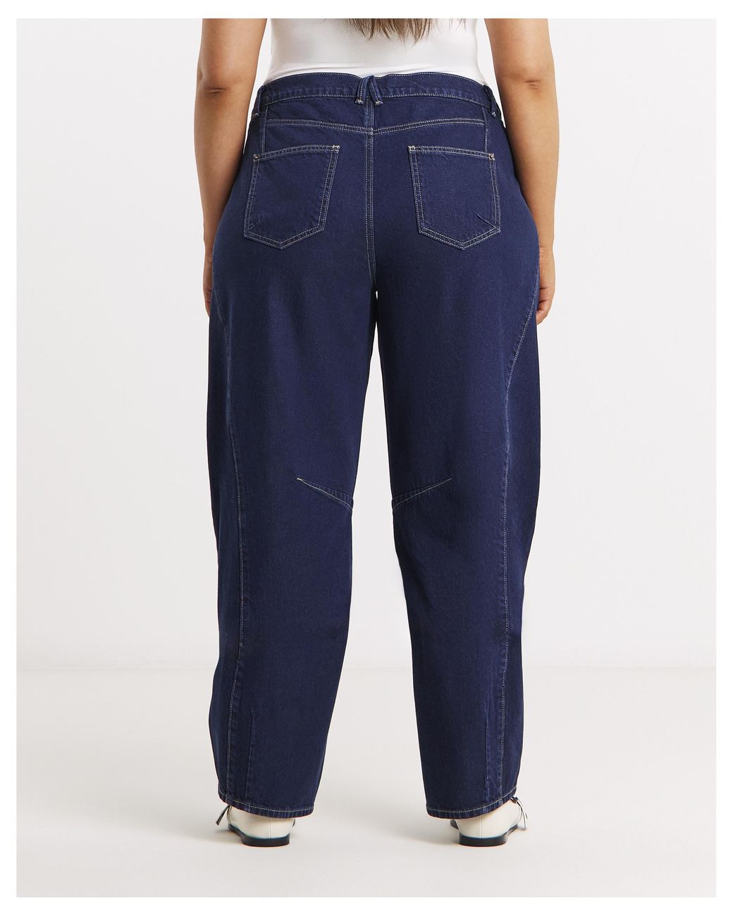 Simply Be Blue Authentic Tapered Leg Jeans