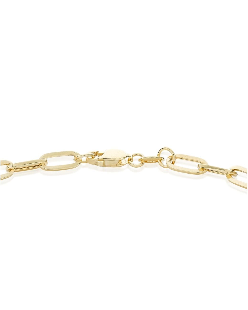 iJewel White 9Ct Paper Chain Bracelet