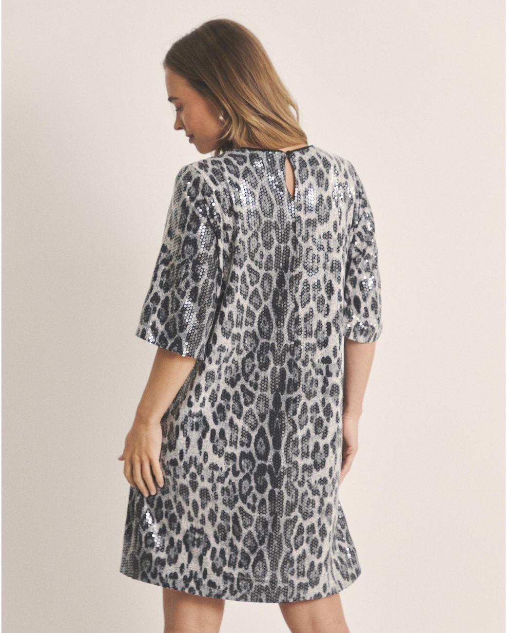 Simply Be Multicolor Sequin T-Shirt Dress