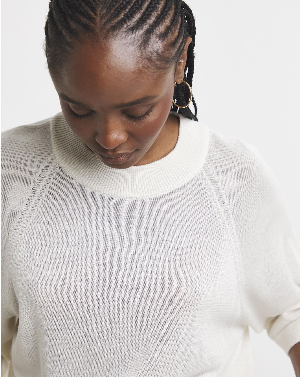 Simply Be Gray Boxy Knitted Jumper